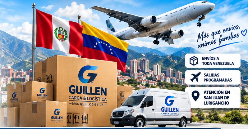 Envíos GUILLEN de Perú a Venezuela